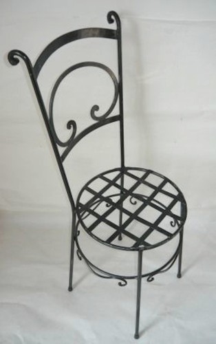 Chaise fer battu - fer,
