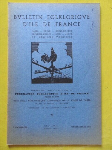 Bulletin folklorique - bulletin,