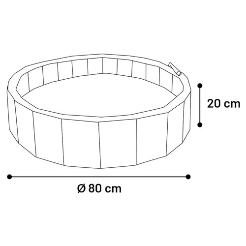 Piscine avec jet - , ø