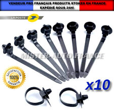 x10 Attache Cable Faisceau Voiture Fixation Universel Tuyau Serre Flex Harnais 