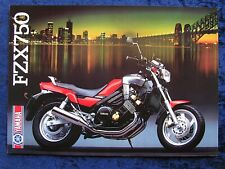 Yamaha FZX 750 brochure 1987 2 pages 