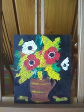 TABLEAU HUILE AU COUTEAU