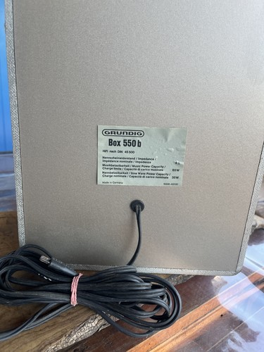 Enceintes grundig hifi box - hifi,