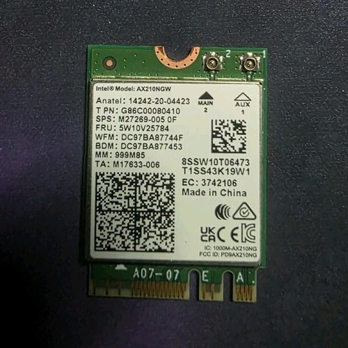 Intel ax210ngw carte - intel,