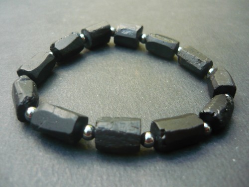 Bracelet perles tourmaline - bracelet,