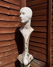 Original Late 19th Century Art Nouveau Retail Advertising Mannequin Bust & Head