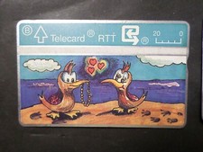 BELGIUM REMOTE MAP, BELGACOM THEME ANIMALS, BIRDS PIE