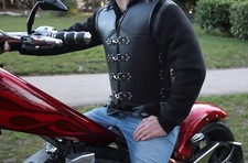 Svarog Australien Style 4-7 MM Épais Buffalo Cuir Motard Club Gilet Coupe