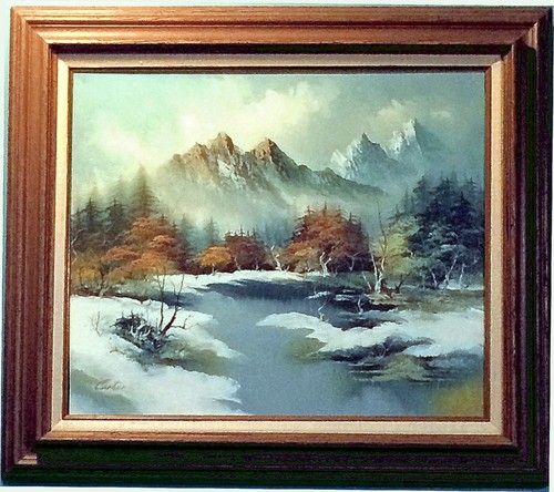 Winter mountain lake carter - mountain,