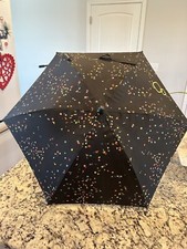 Quinny Pram Sun Parasol Umbrella Canopy - confetti / Sparkles print