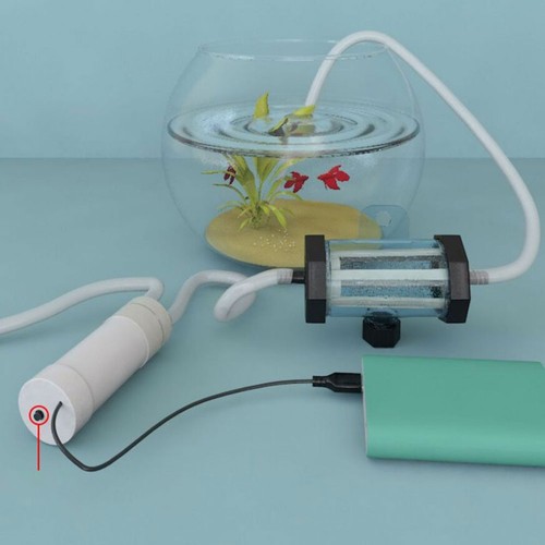 Aspirateur siphon aquarium usb - siphon,