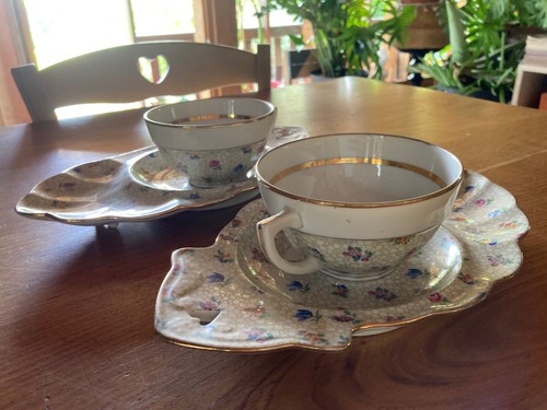 Rare duo tasses thé en - à,