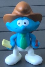 Figurine Schtroumpf  Reporter