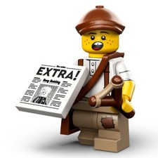 LEGO MINI FIGURINE Série 24 & 71037 - LE LIVREUR DE JOURNAUX N°12 - NEUF