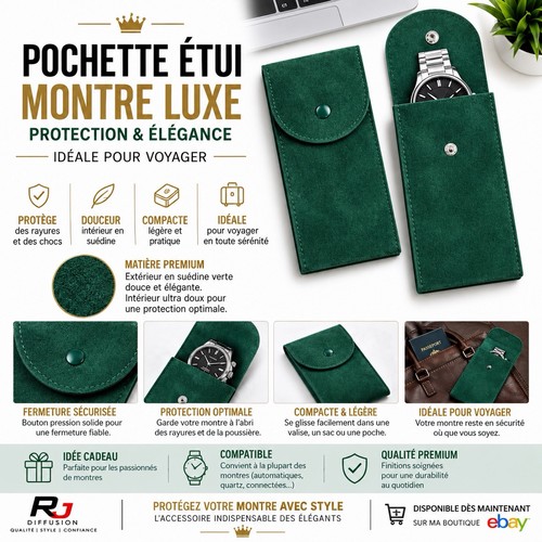 Pochette etui boite velours - pochette,