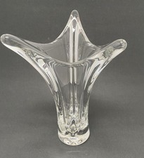 Viking Art Vase Signed By Mario Brogi Numbered 234/1350 12.25”Tall Italy Crystal