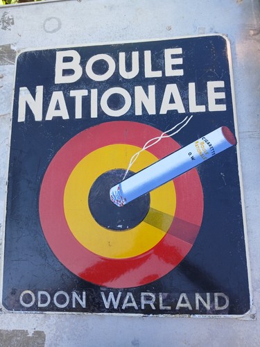 Plaque émaillée cigarettes - plaque,