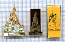 Lot de 3 Pin's vintages EURO