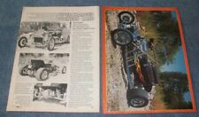 1915 Ford T-Bucket Roadster Vintage Street Rod Article "Supercharged Business...