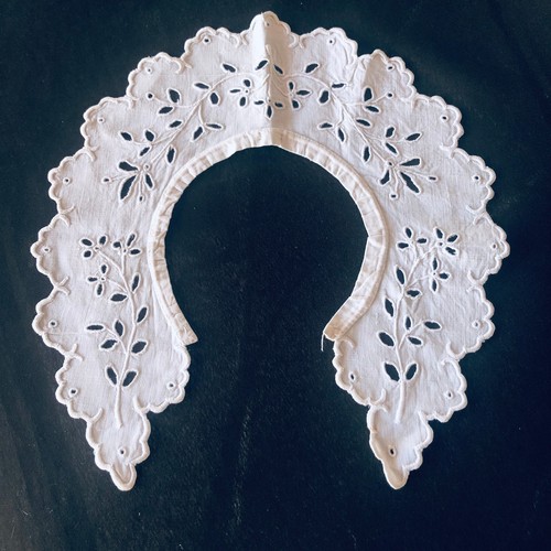 Col collerette ancien - collerette, tissu