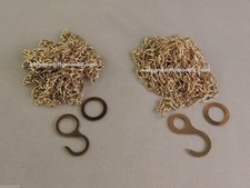 2 X chaîne en laiton pour mécanisme coucou 1 jour regula 25 neuf + anneaux + Cro