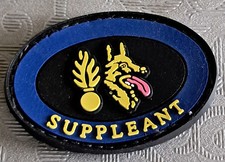écusson Gendarmerie Nationale équipe cynophile brevet suppléant