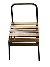 ANCIENNE VINTAGE CHAISE ENFANT BUREAU ÉCOLE MEUBLE PUPITRE SCANDINAVE