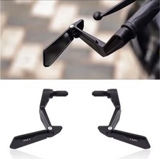 Universal Motorcycle Rearview Mirrors Scooter Bar End 22mm Lever Protection