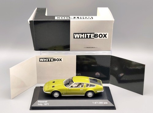 Whitebox maserati indy - 1:43,