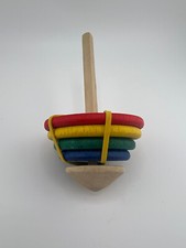 FOULON Toupie BOIS Multicolore