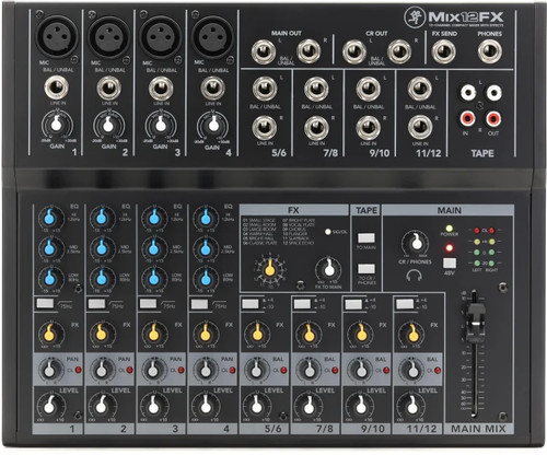 Mackie mix12fx channel - mix12fx, 12-channel