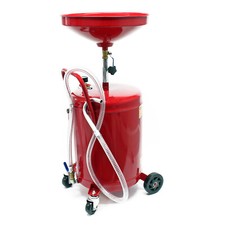Récupérateur Huile usagée 80L Bac Vidange Moteur 122-168cm Pompe pneumatique