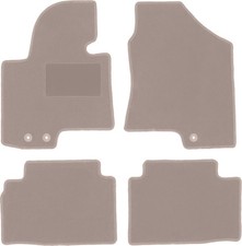 Tapis de sol en velours Beige