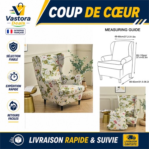 Housse fauteuil oreilles - fauteuil, à