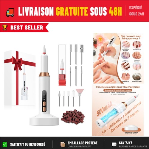 Ponceuse ongles électrique - ponceuse,
