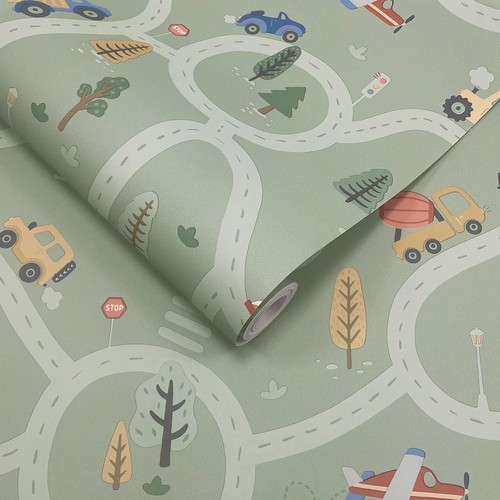 Papier peint rond 14081 holden - papier,