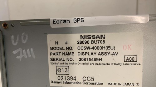 Ecran gps nissan - gps,