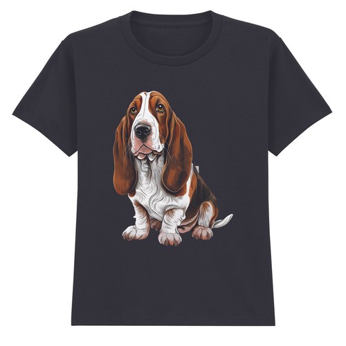 Shirt pour enfants basset - t-shirt,