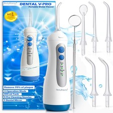 Hydropulseur dentaire DENTAL V-PRO 300 ml |Jet dentaire hydropulseur IPX-7,US...