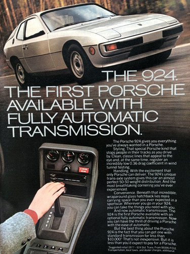 Vintage 1977 porsche 924 - vintage,