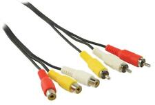 Câble rallonge av rca 3x rca