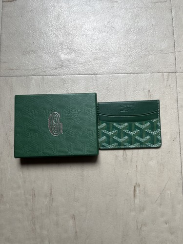 Porte carte goyard - vert,