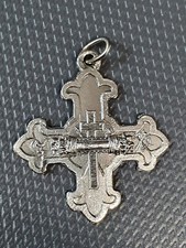 Rare Antique Holy Blood Souvenir Religious Medal Bruges #51