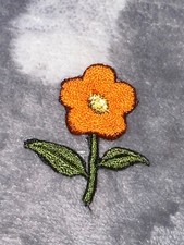 écusson patch, fleur