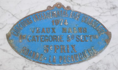 Plaque concours agricole - plaque,