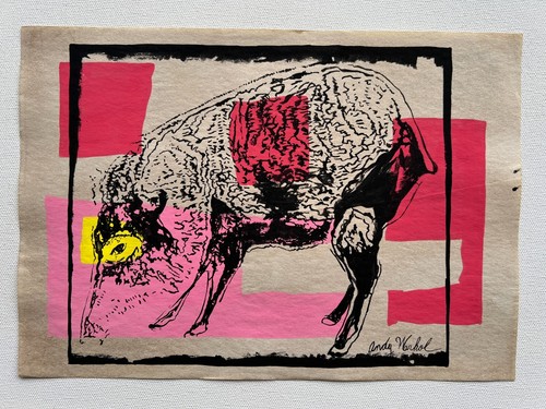 Andy warhol dessin sur papier - andy,