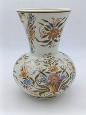 Vase faïence H. Bequet décor