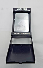 BRIQUET ESSENCE ZIPPO BRADFORD PA USA LYONNAISE DE BANQUE JAMAIS SERVI