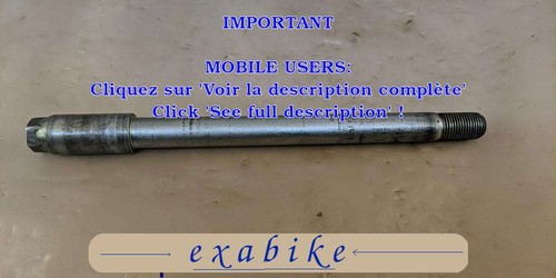 Axe roue avant pour - axe, de