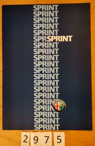 Alfa romeo sprint - alfa, prospectus
